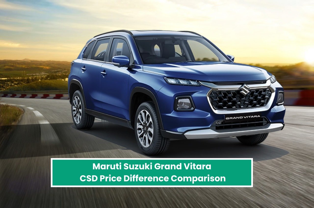 Maruti Suzuki Grand Vitara CSD Price