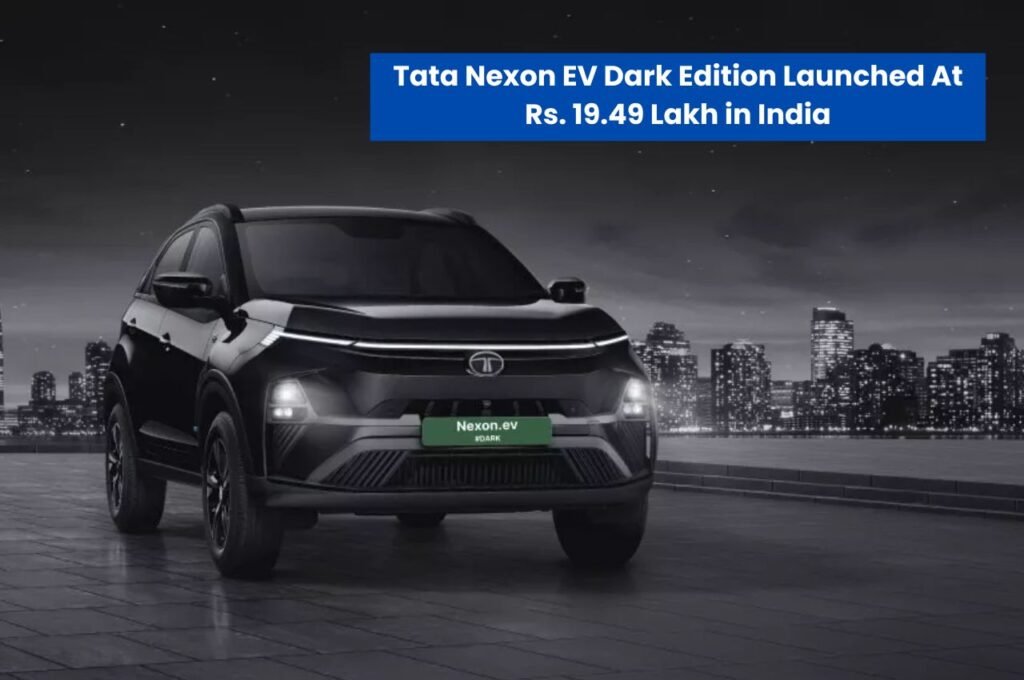 Tata Nexon EV Dark