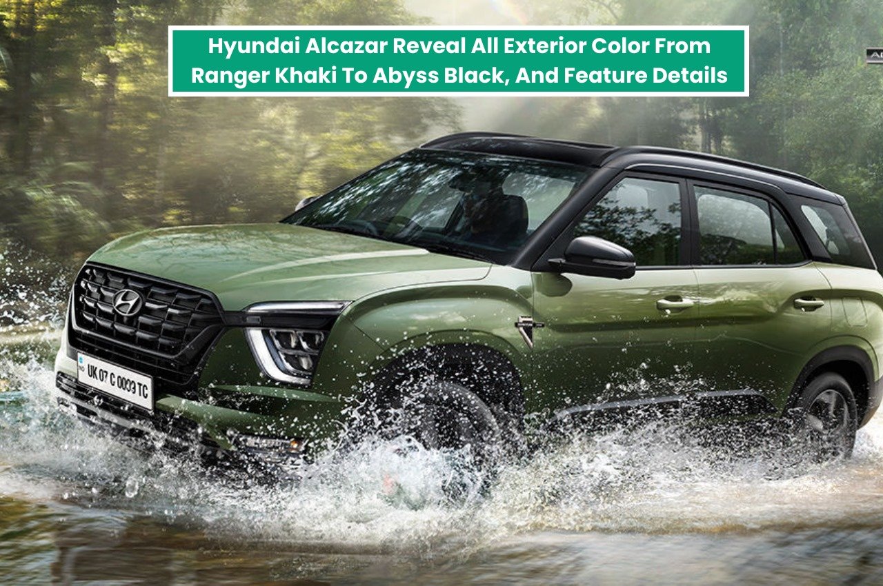 Hyundai Alcazar Reveal All Exterior Color