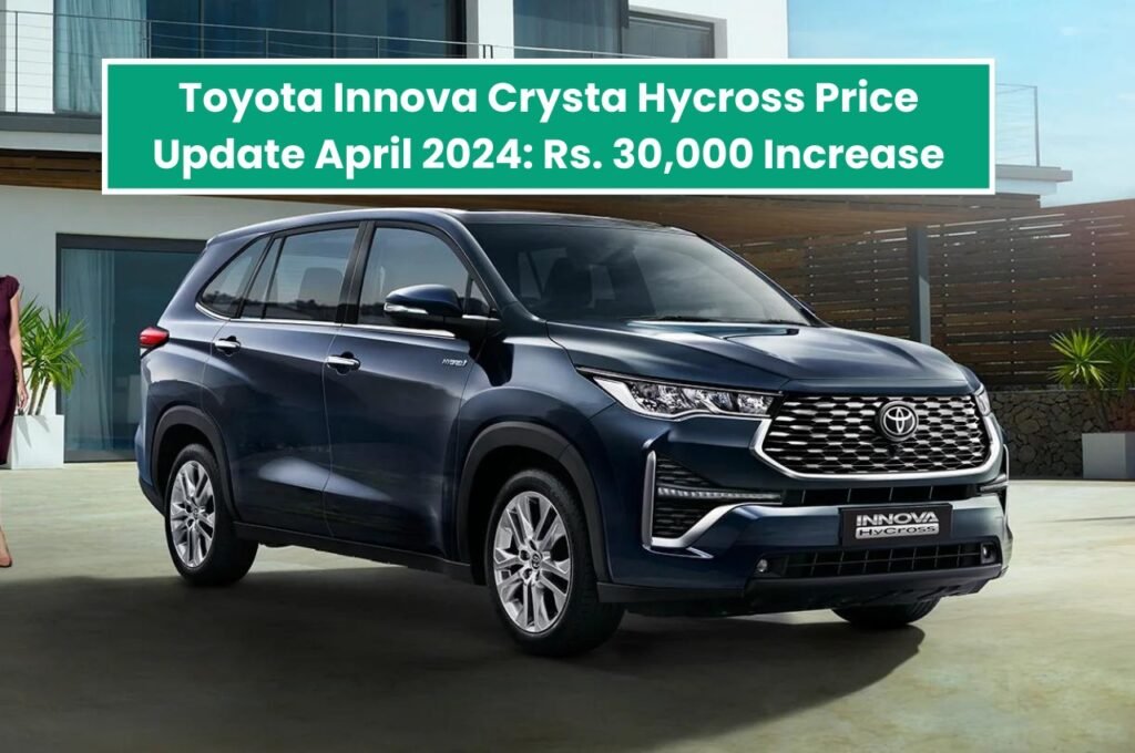 Toyota Innova Crysta Hycross Price