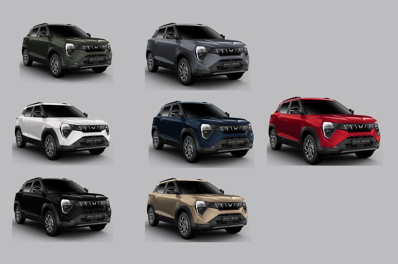 Mahindra XUV 3XO: Variant Colors, Prices, and Features