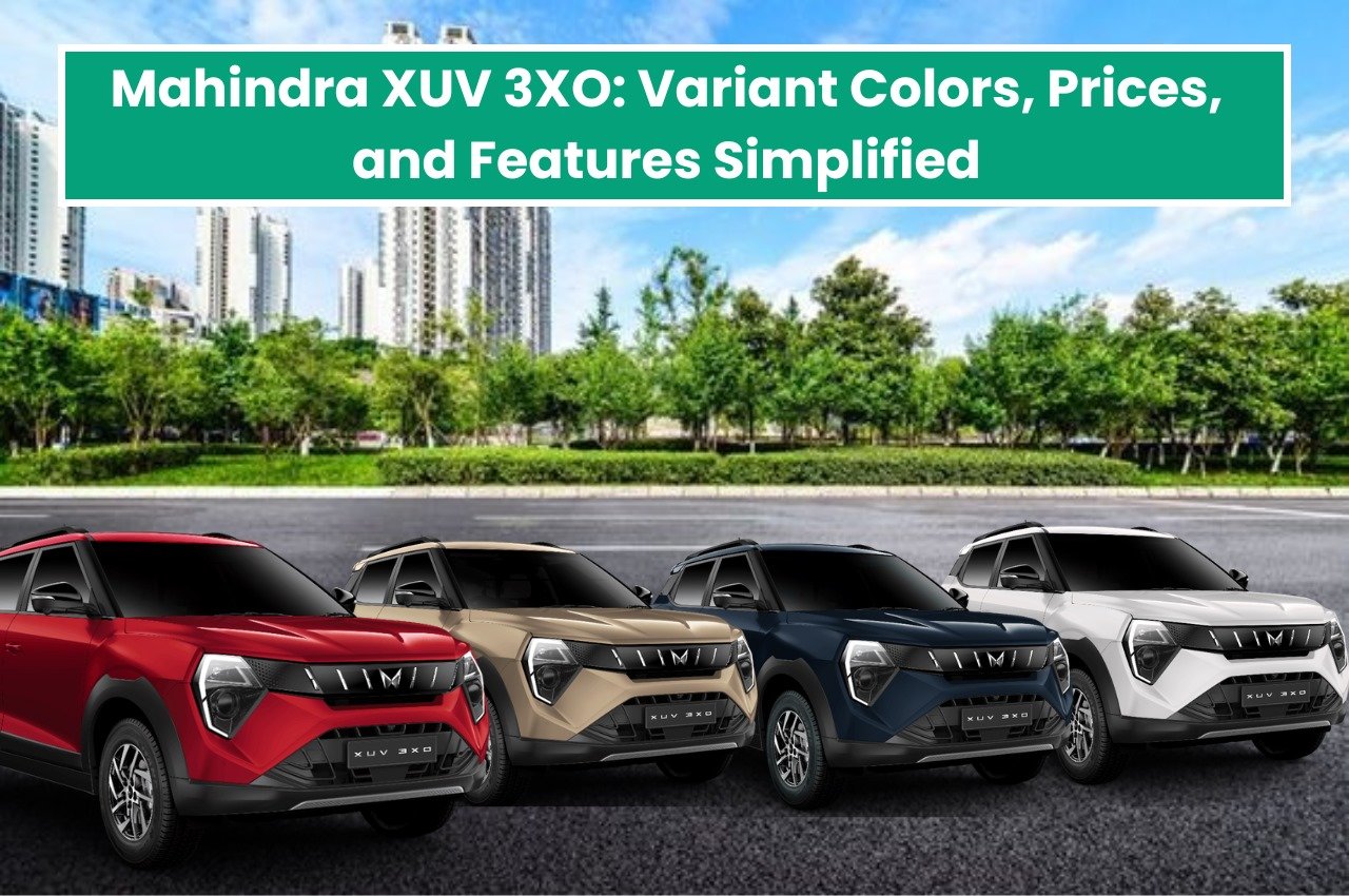 Mahindra XUV 3XO: Variant Colors, Prices, and Features Simplified